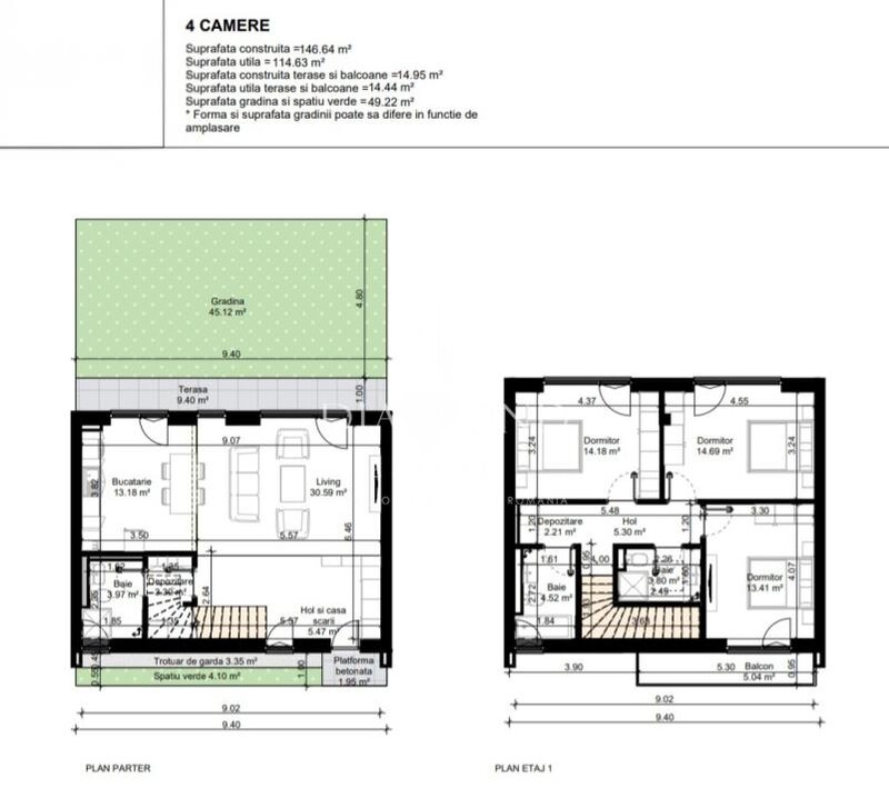 Pipera Duplex Premium  Gradina proprie  Pompa de Caldura  H4L The Village 0%Comision